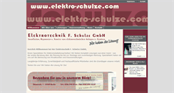 Desktop Screenshot of elektro-schulze.com