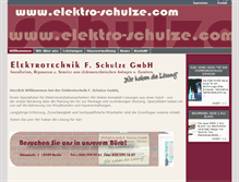 Tablet Screenshot of elektro-schulze.com